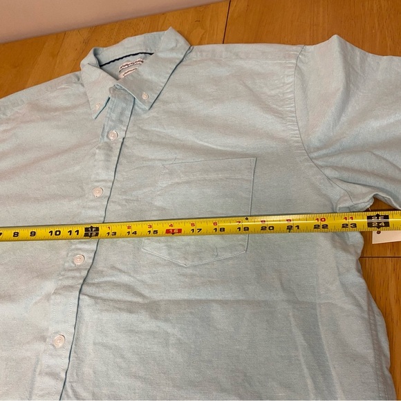 Amazon Essentials Easy Care Button Down Shirt XL Mens Color Mint Adult - Picture 5 of 6